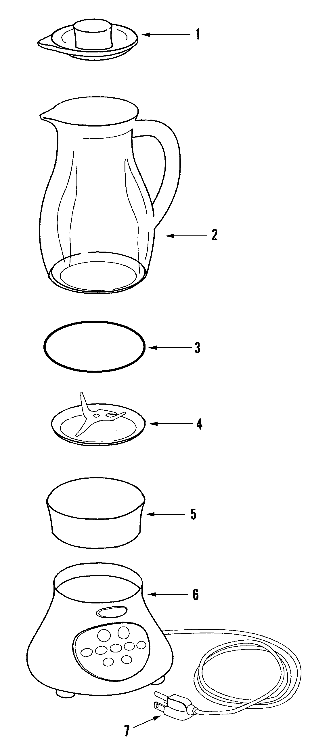 Jenn-Air JBL800GAAU blender diagram