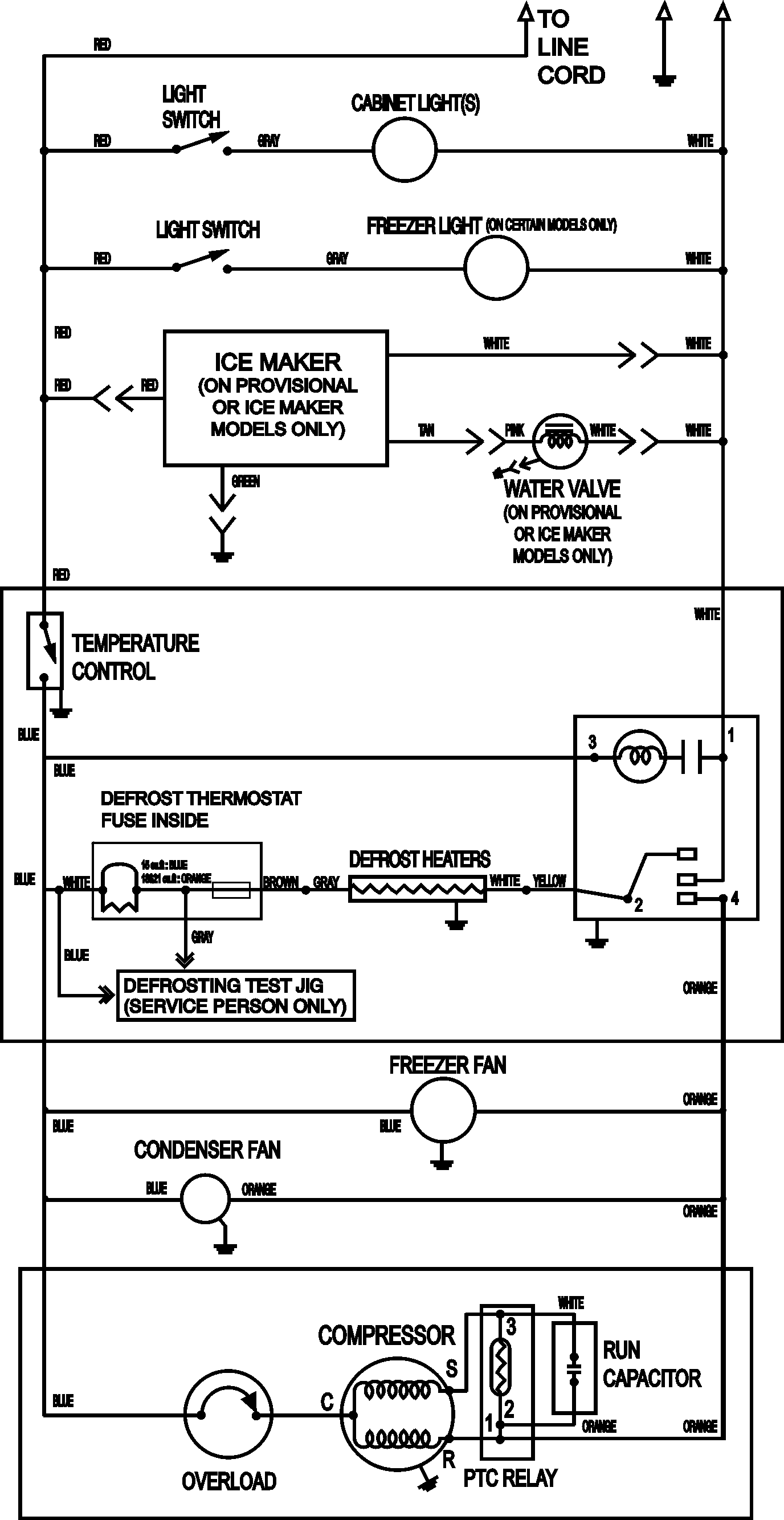 Maytag GT1526PEKW wiring information diagram