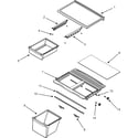 Maytag GT1823PEKQ shelves & accessories diagram