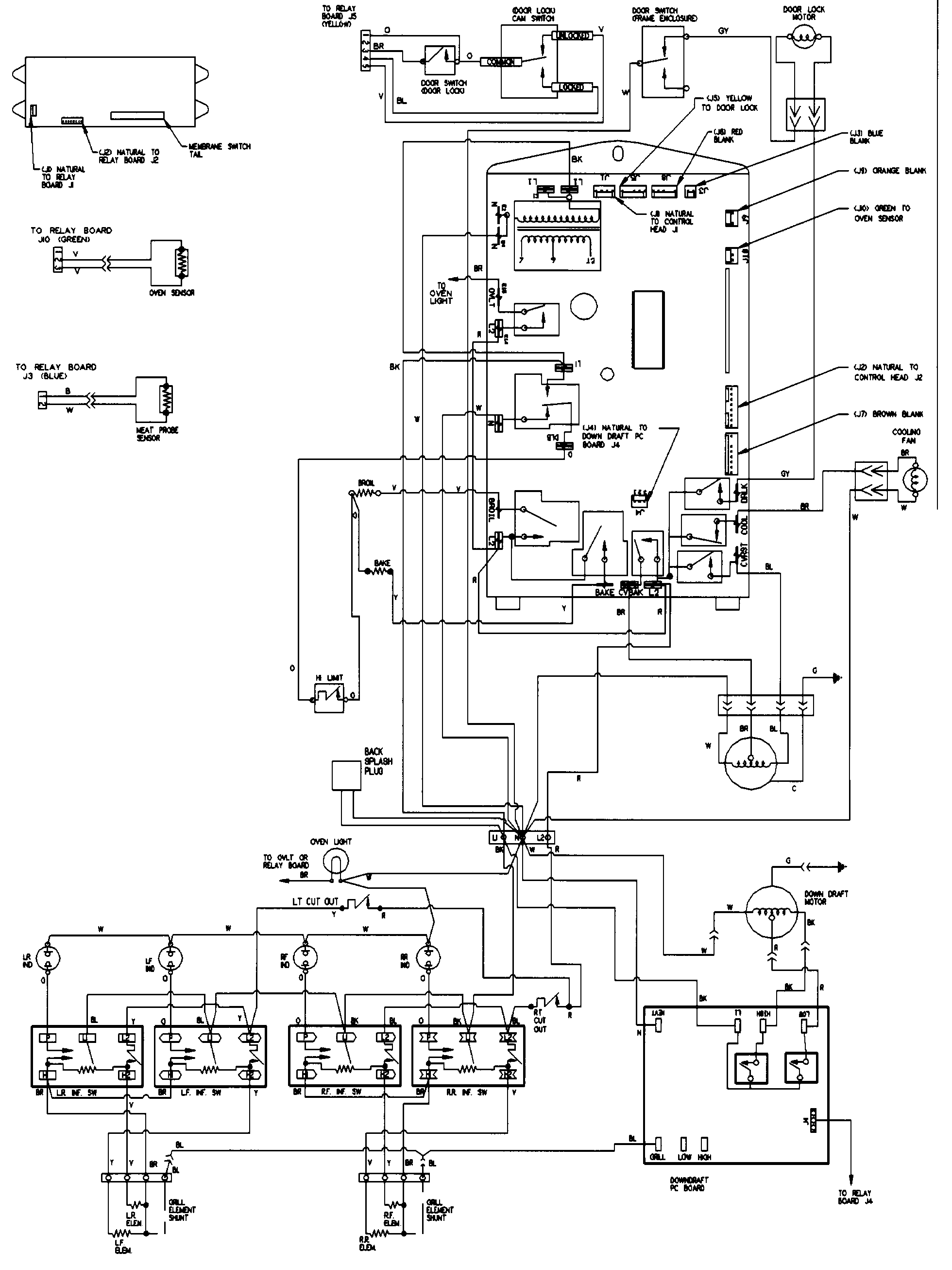 Jenn-Air SVE47600W wiring information diagram