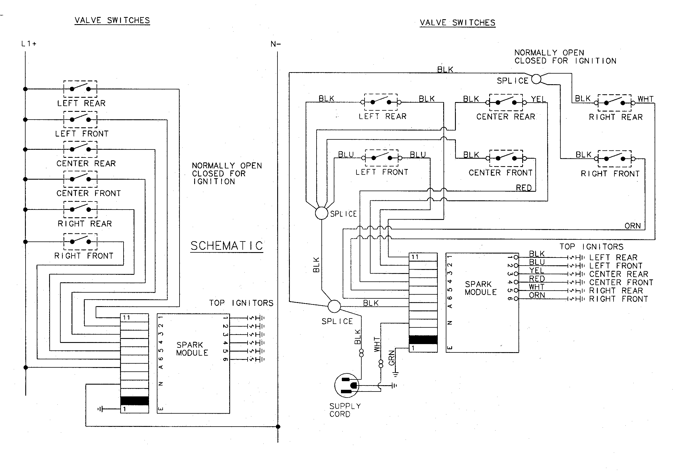 Jenn-Air JGC8645ADW wiring information diagram