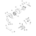Maytag SDG4000AWW motor & fan diagram