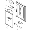 Maytag GT2127PEKB fresh food inner door diagram