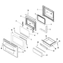 Jenn-Air JGR8875QDS door/drawer (stl) diagram