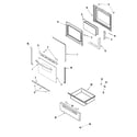 Maytag MER5551AAQ door/drawer diagram