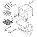Maytag MER5551AAQ oven/base diagram