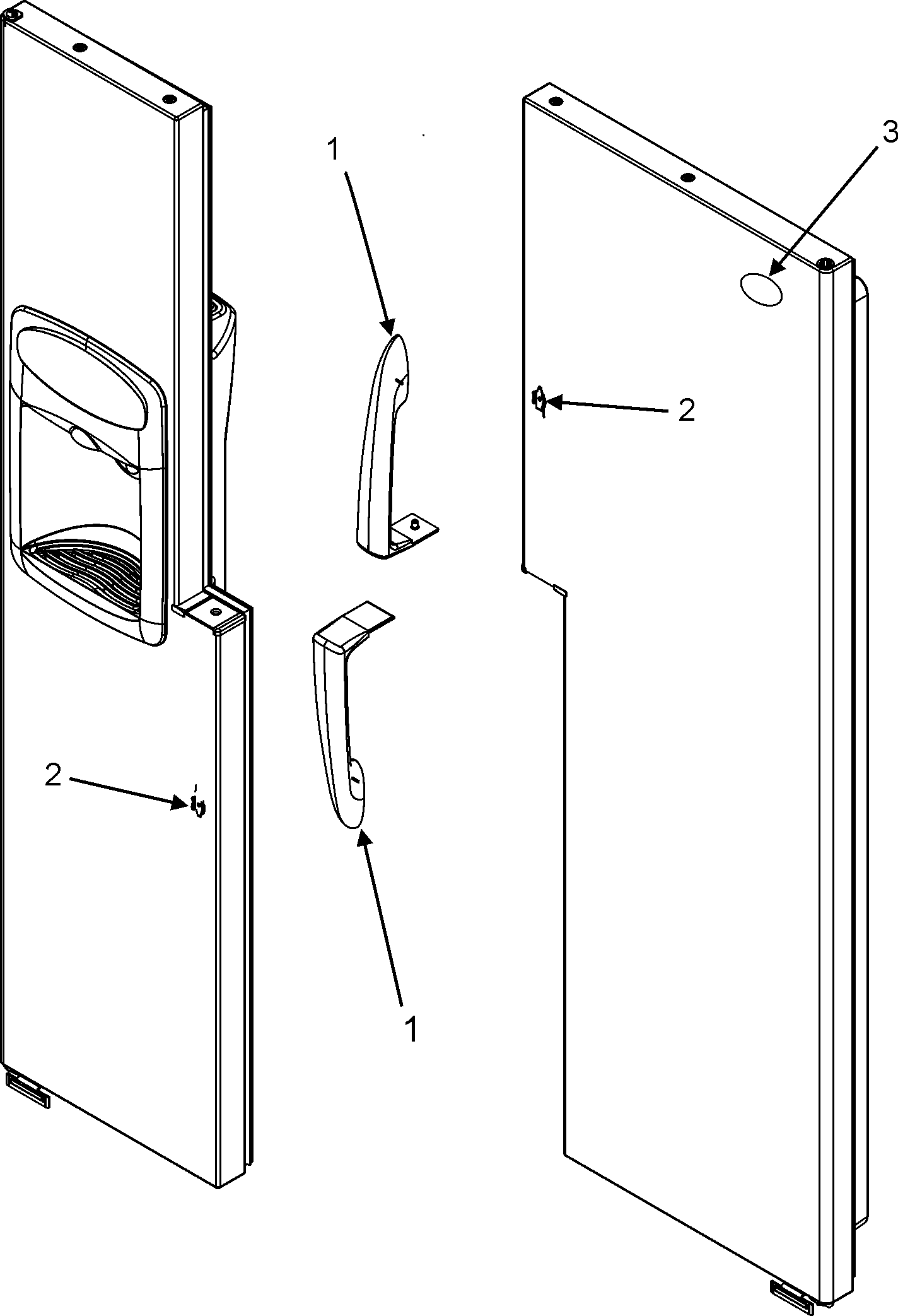 Maytag MZD2665HES handles (mzd2665hes) diagram
