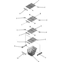Maytag MSD2655HEQ freezer shelves (series 10) diagram