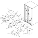 Maytag MSD2655HES crisper assembly (series 50) diagram