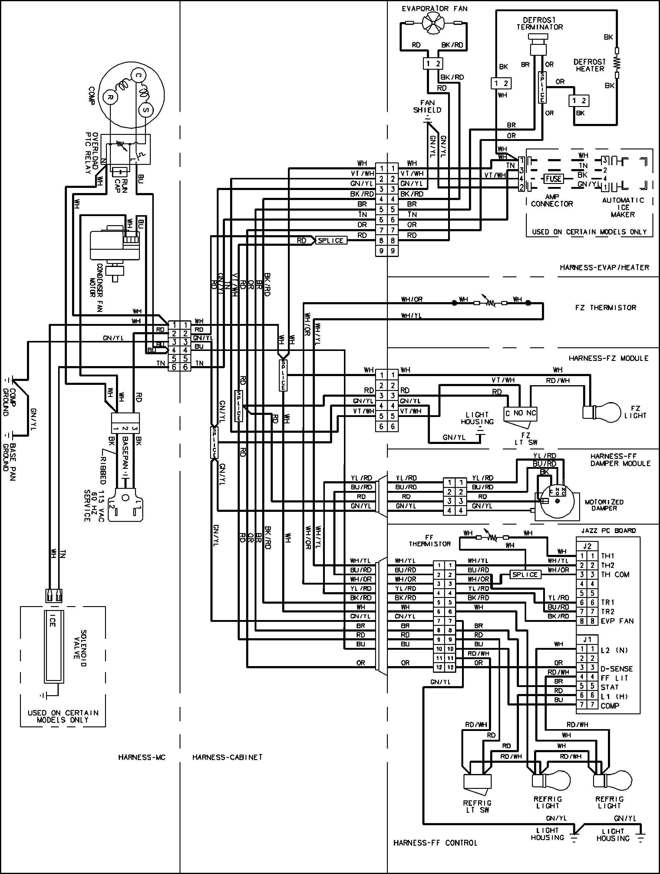 Maytag MBF2256HEQ wiring information (series 10) diagram