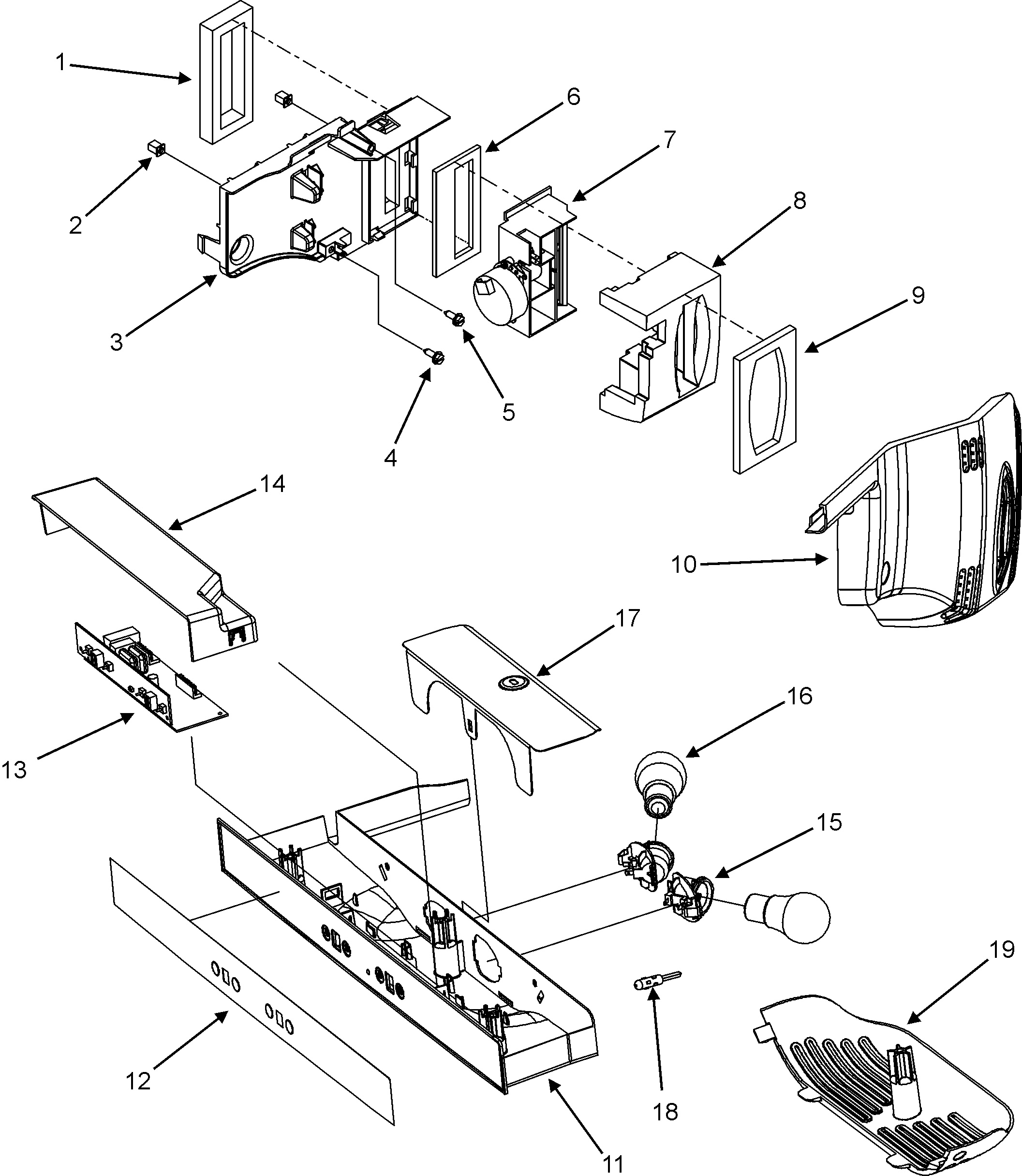 Jenn-Air JC2225GEKB controls diagram