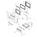 Maytag MGR5752ADB door/drawer diagram
