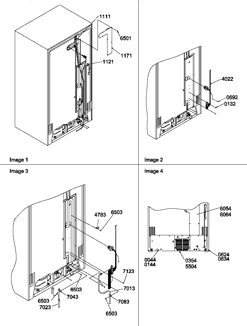 Amana SS25TW-P1194003WW cabinet back diagram