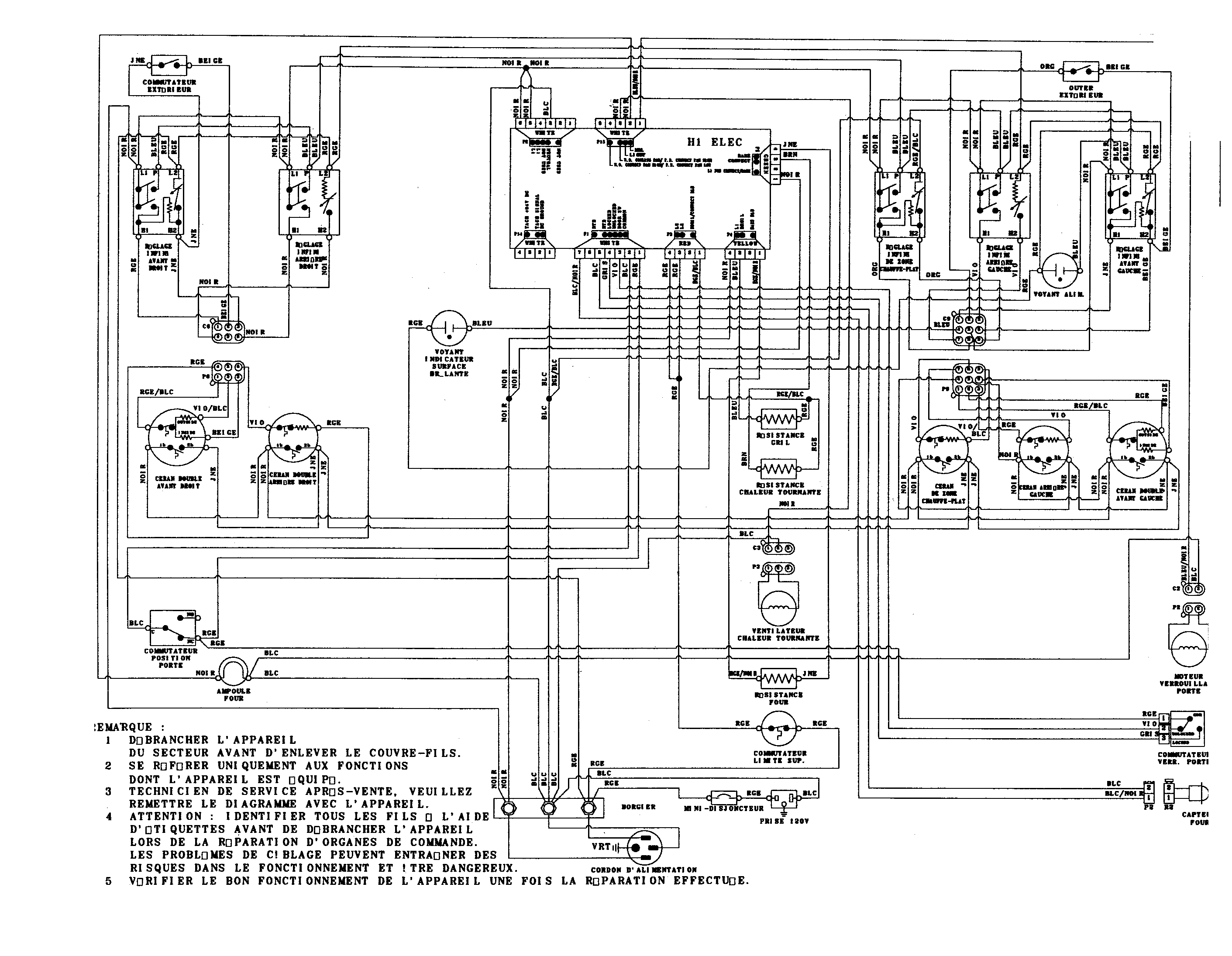 Maytag MER5875QCB wiring information diagram