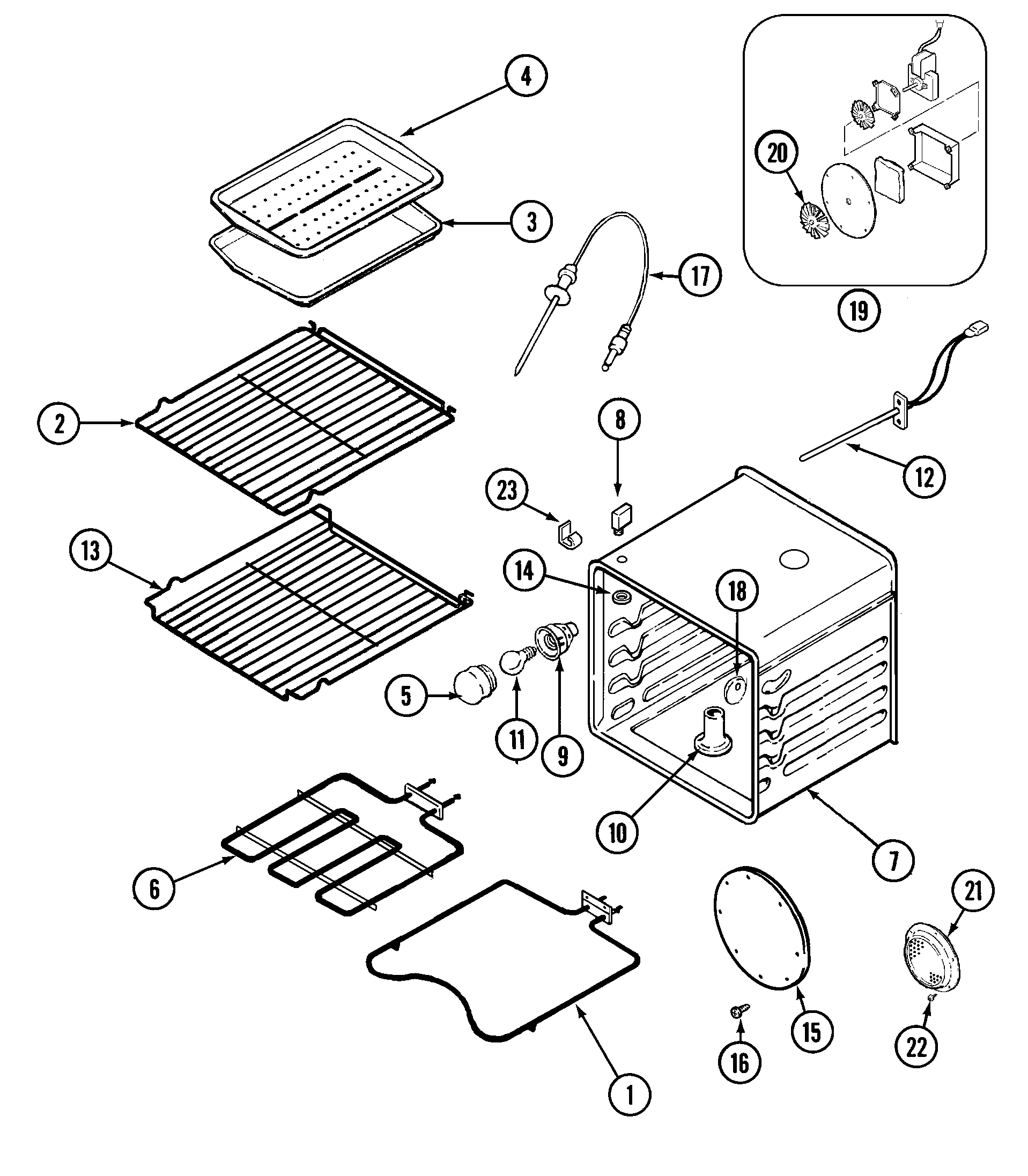 Jenn-Air WW30430PR oven (ww30430pf,pg,pk,pr,pu) diagram