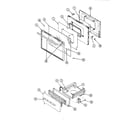 Magic Chef 31JA-3KX door diagram