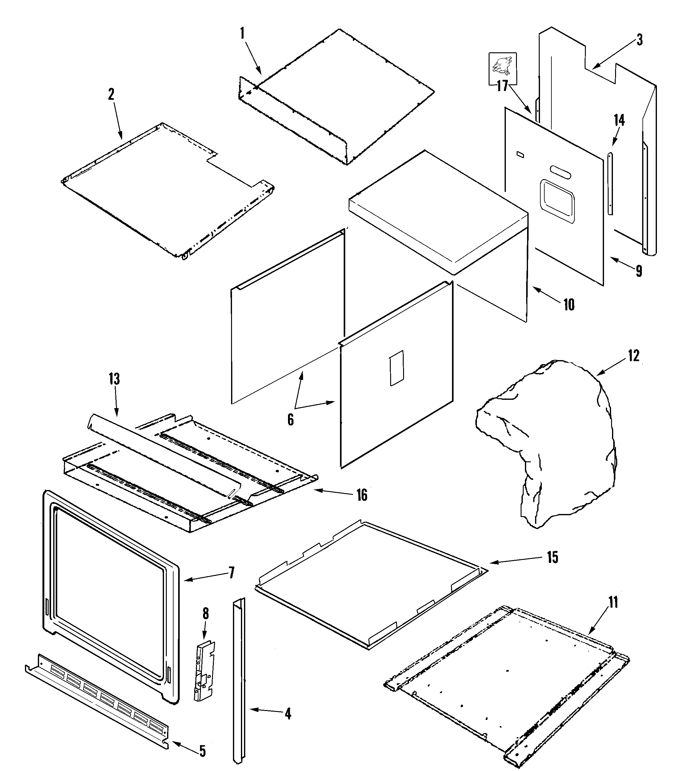 Jenn-Air JJW8527DDQ body diagram