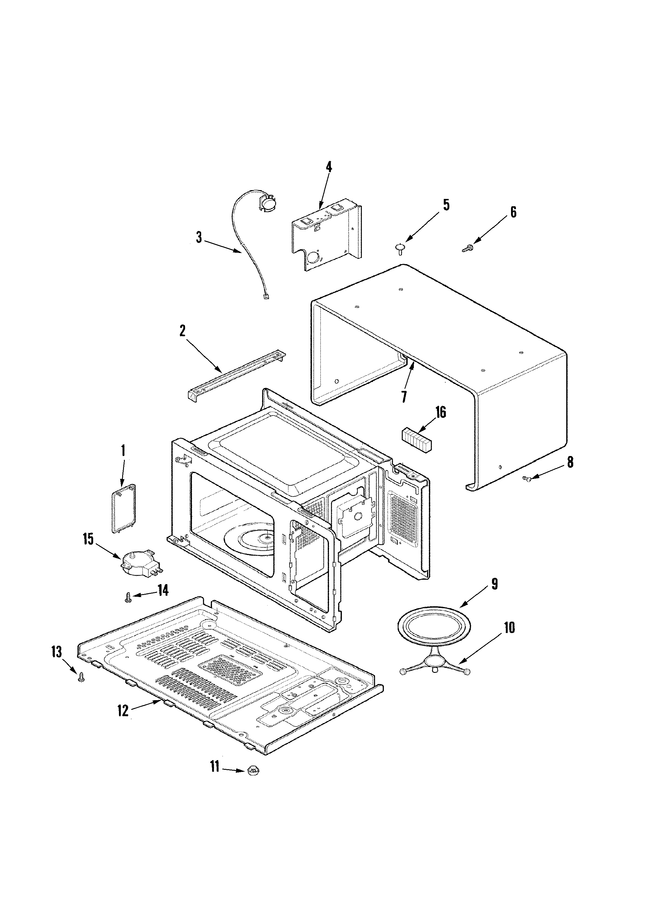 Maytag MMC5086AAS cavity diagram