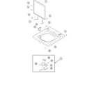Maytag SAV5710AWW top and door switch diagram