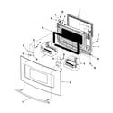 Jenn-Air JMC8130DDS door assembly diagram