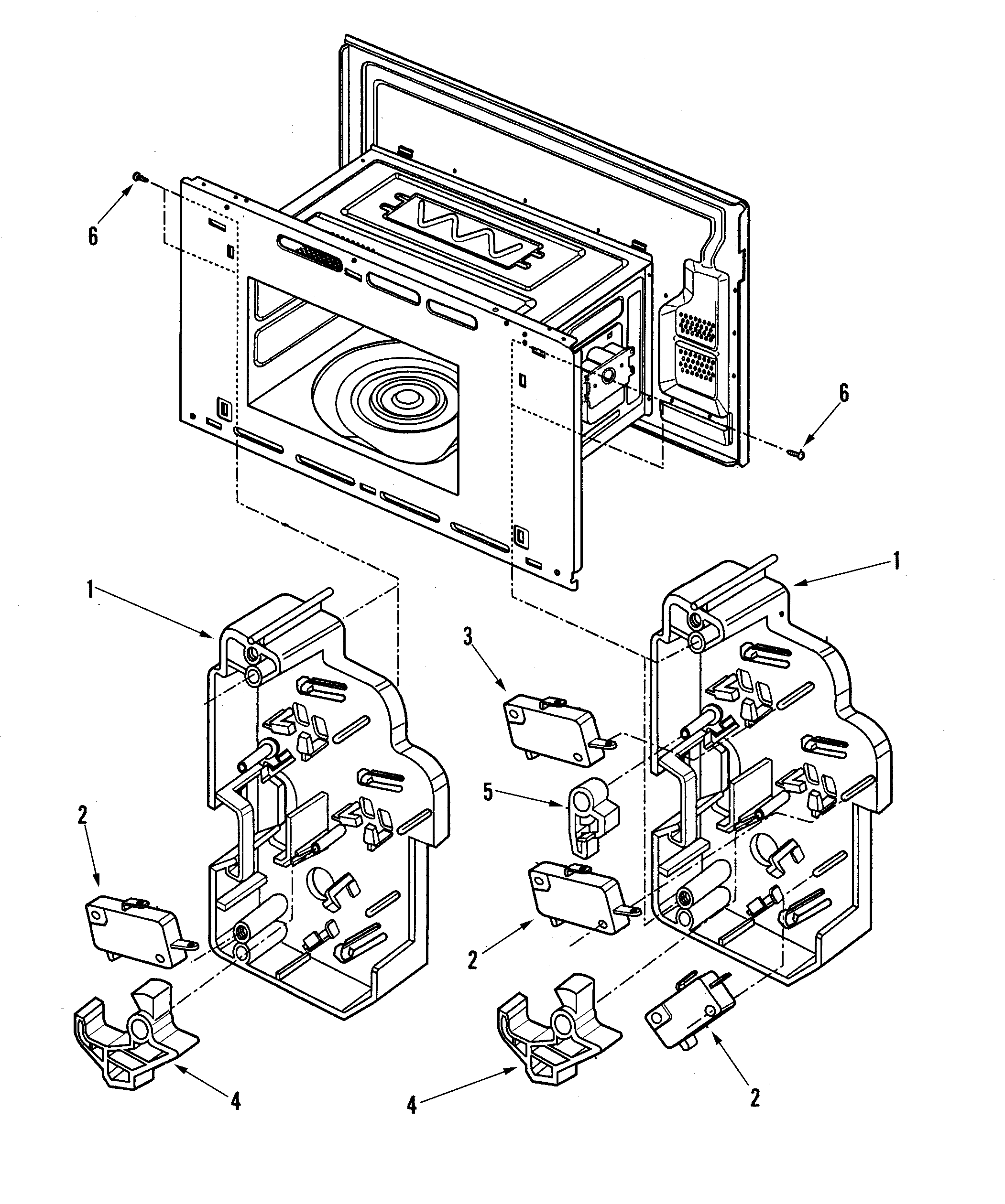 Jenn-Air JMC8130DDB interlock switches diagram