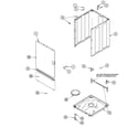Maytag SAV365AAWW cabinet & base diagram