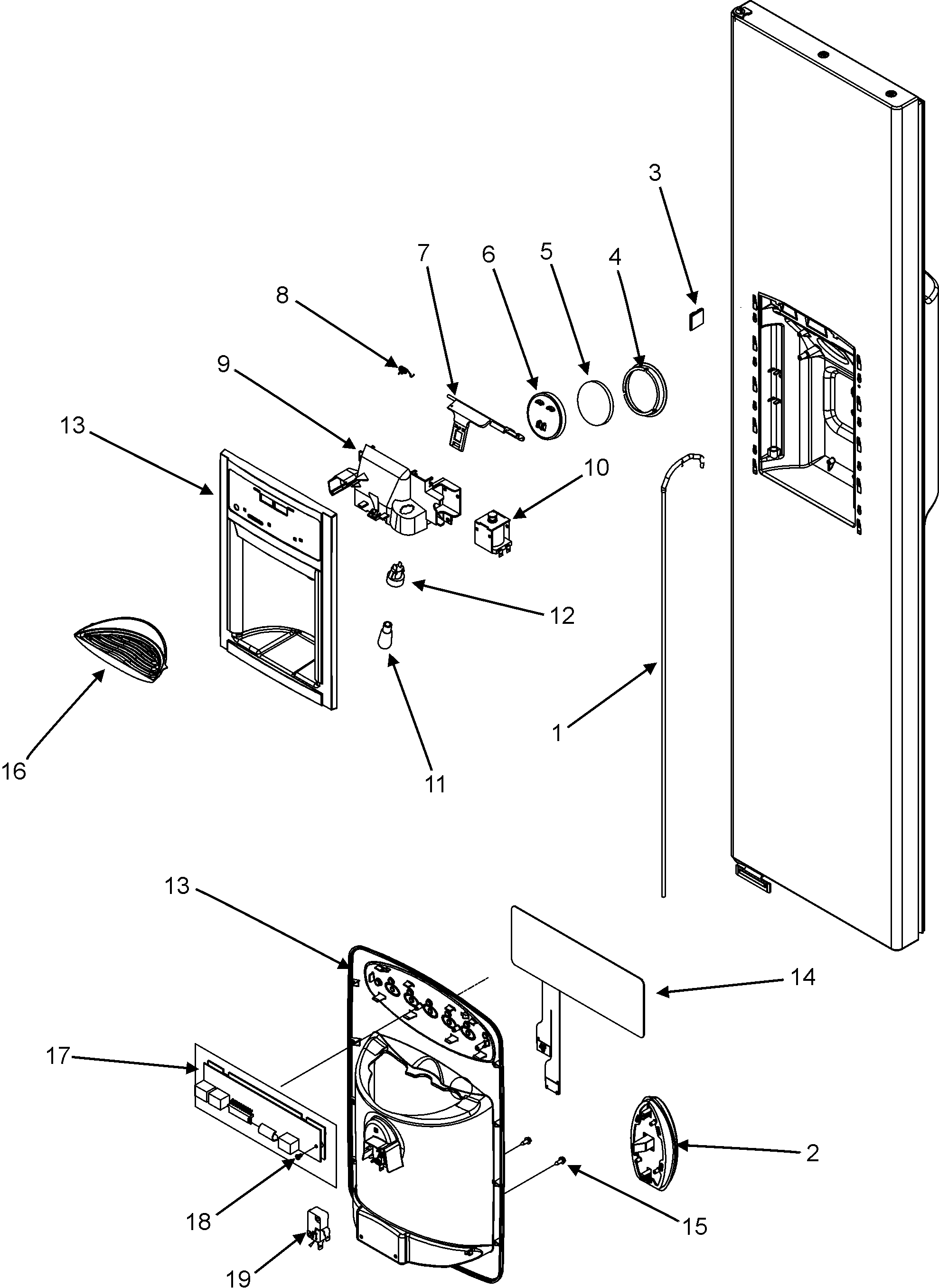 Jenn-Air JS2628HEKB fountain diagram