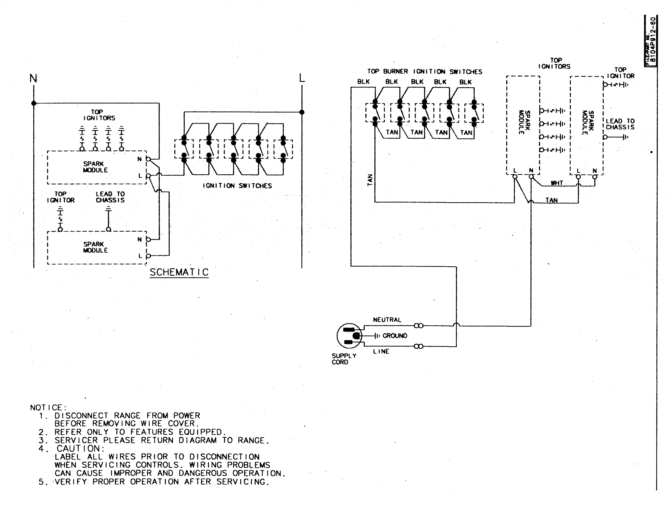 Maytag MGC5536BDW wiring information diagram