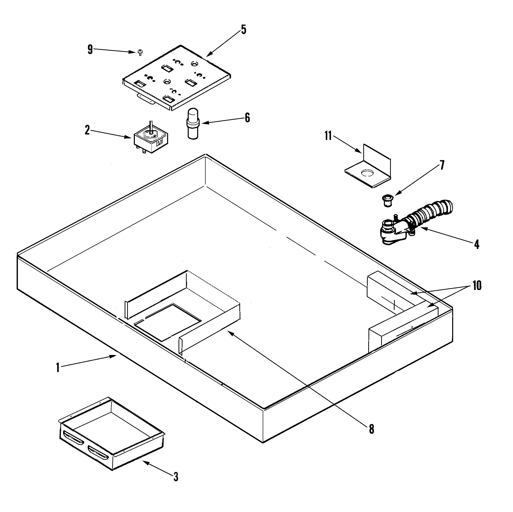 Maytag MEC5430BDS body diagram