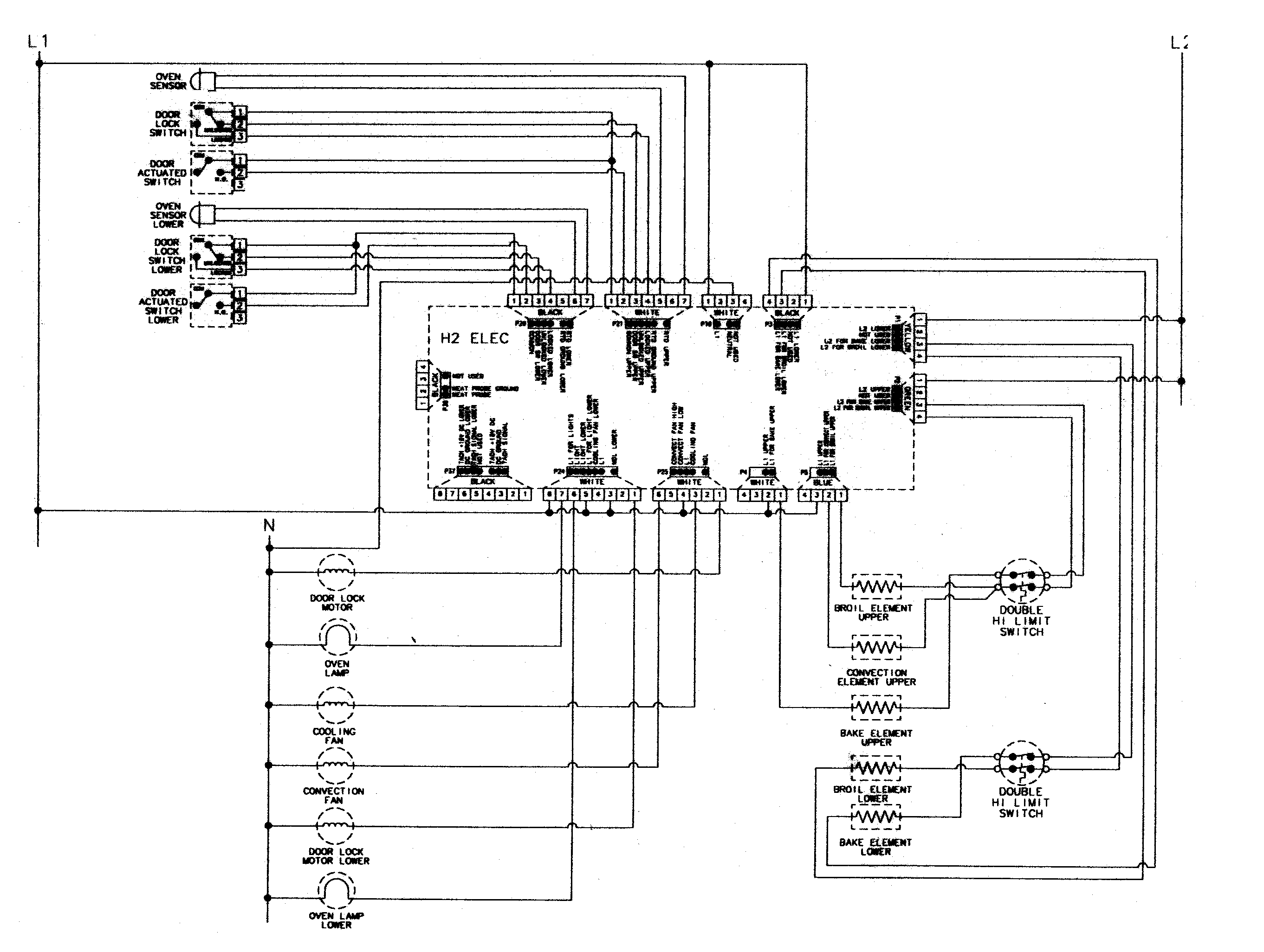 Amana AEW4630DDW wiring information diagram