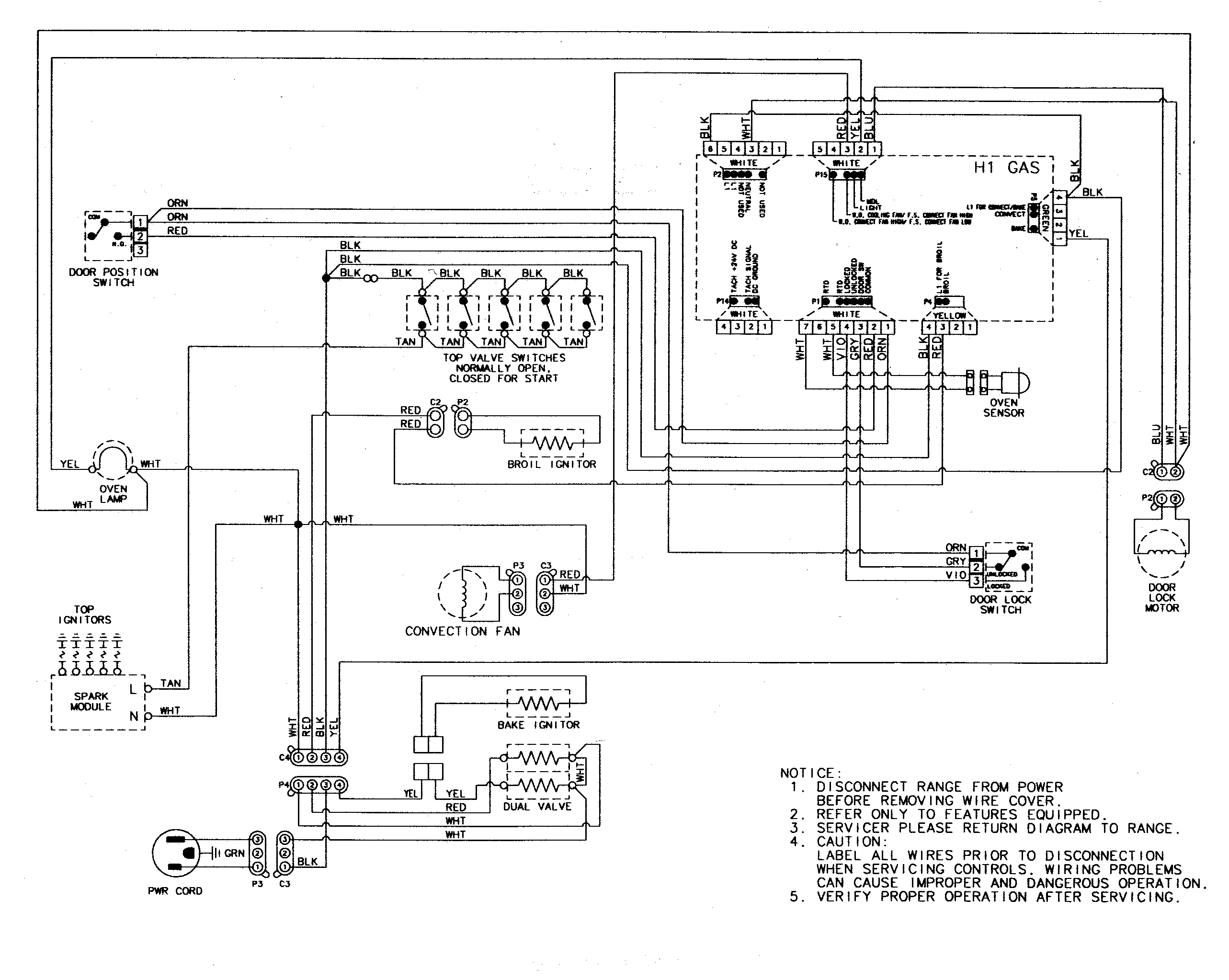 Amana AGR5835QDB wiring information diagram