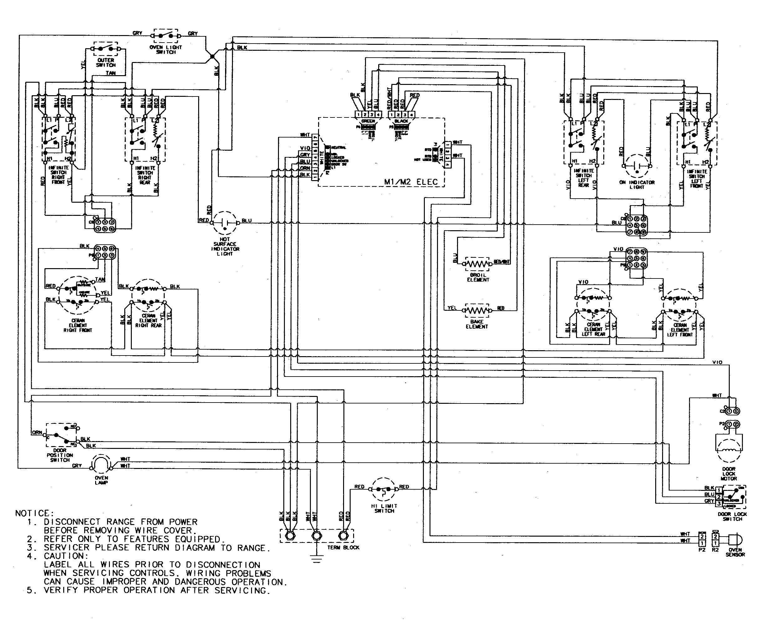 Maytag PER5750QAW wiring information diagram
