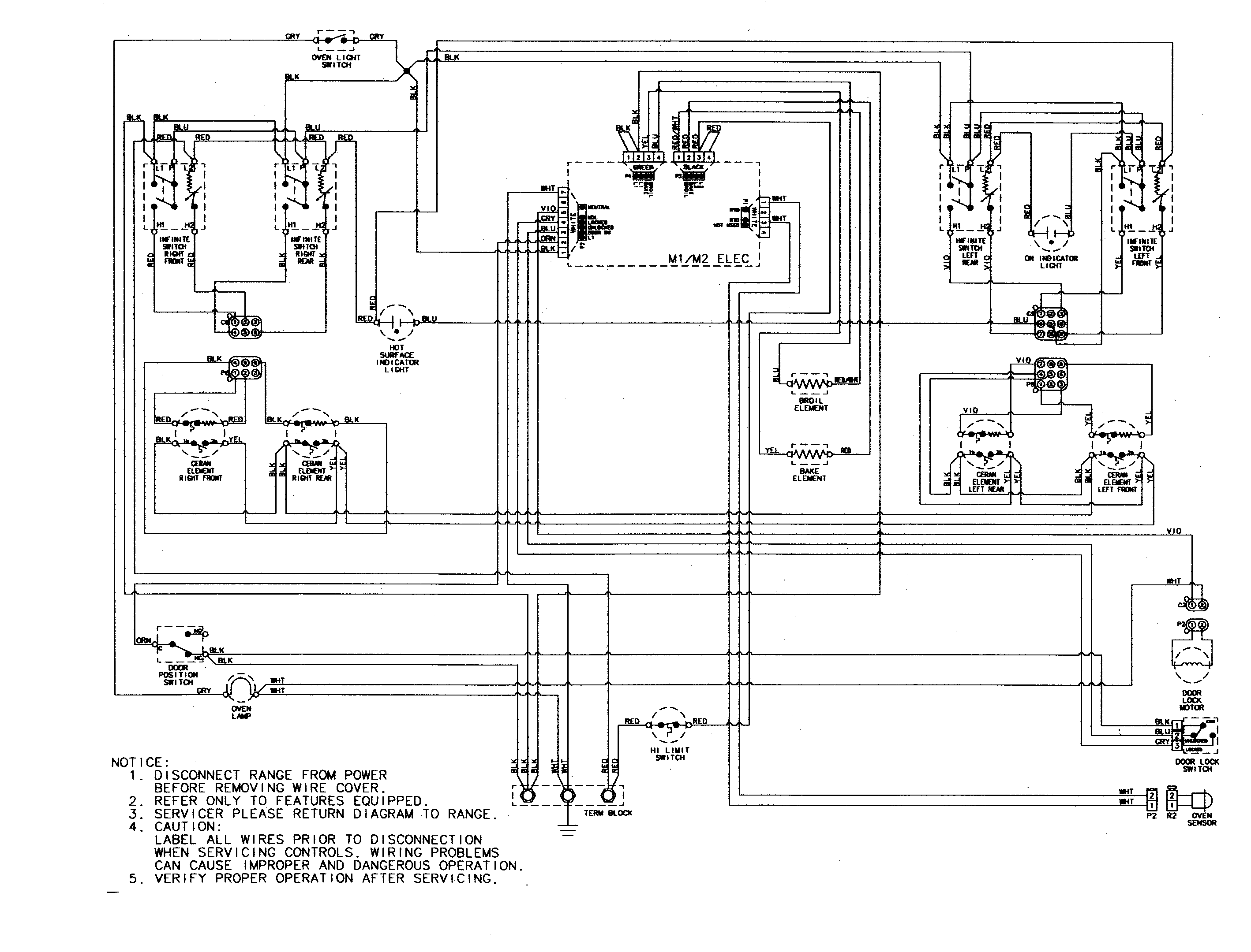 Maytag PER5750LAS wiring information diagram