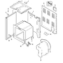 Maytag MER4120AAW body diagram