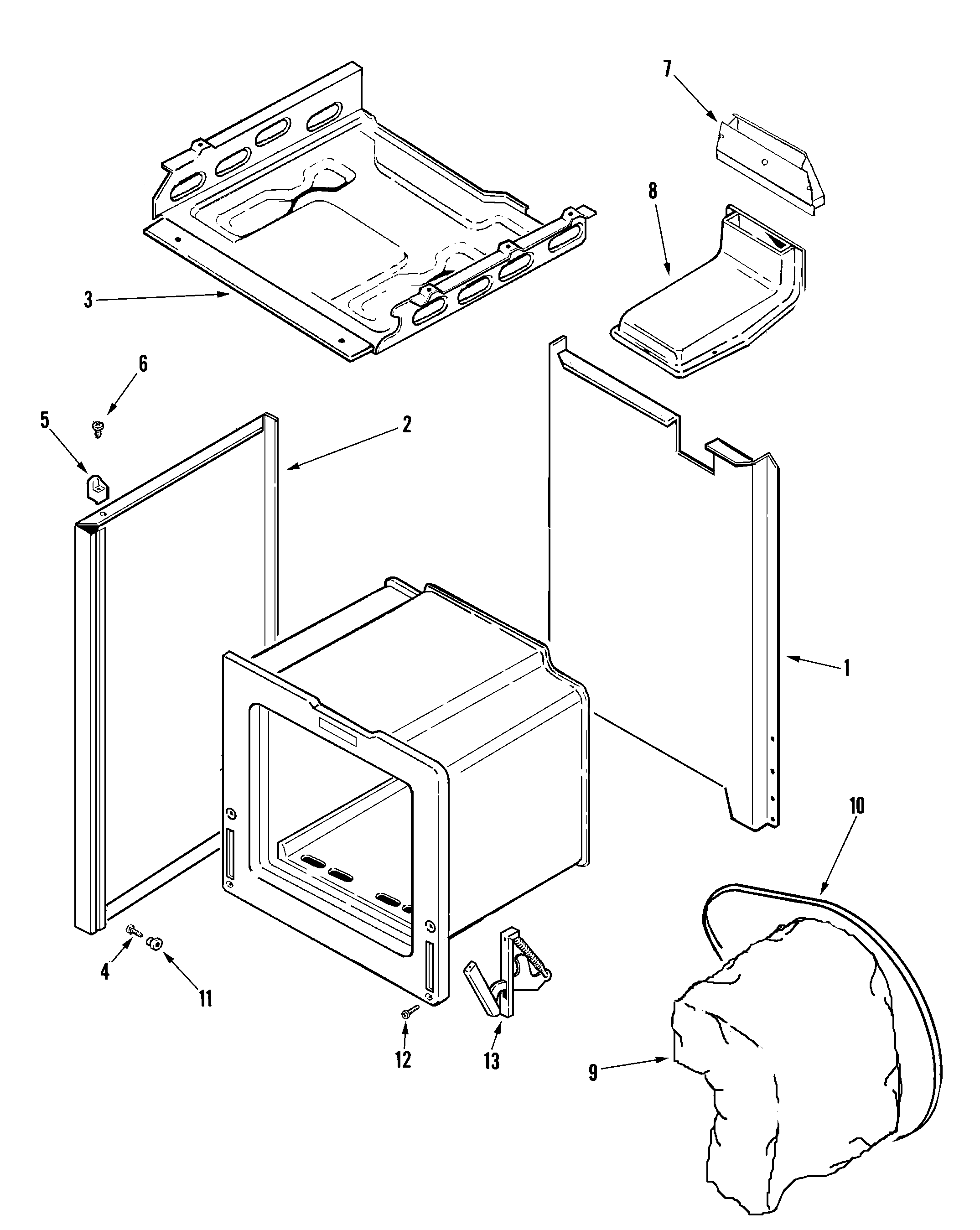 Maytag LLR1100AJQ body diagram