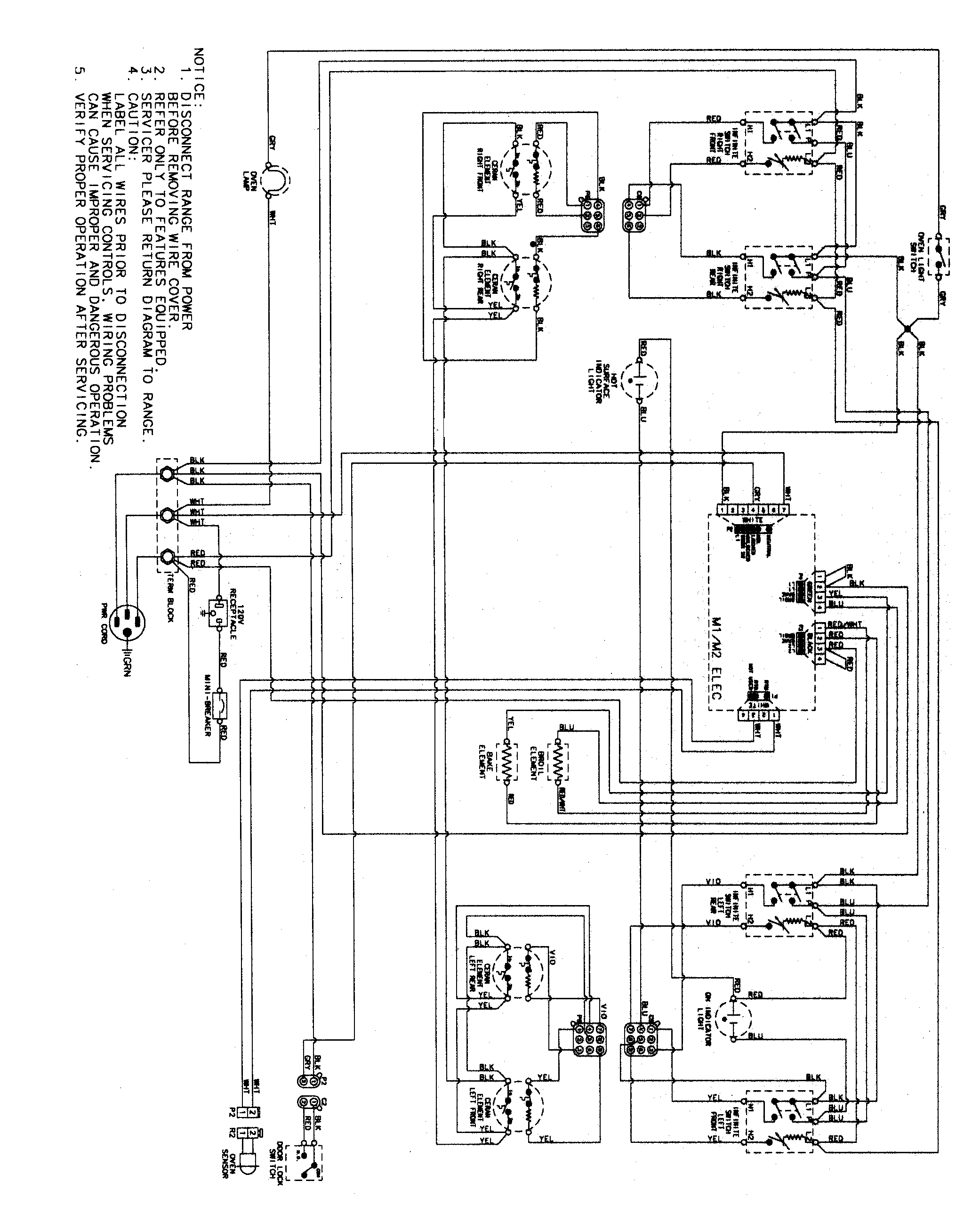 Maytag PER3724ACW wiring information diagram