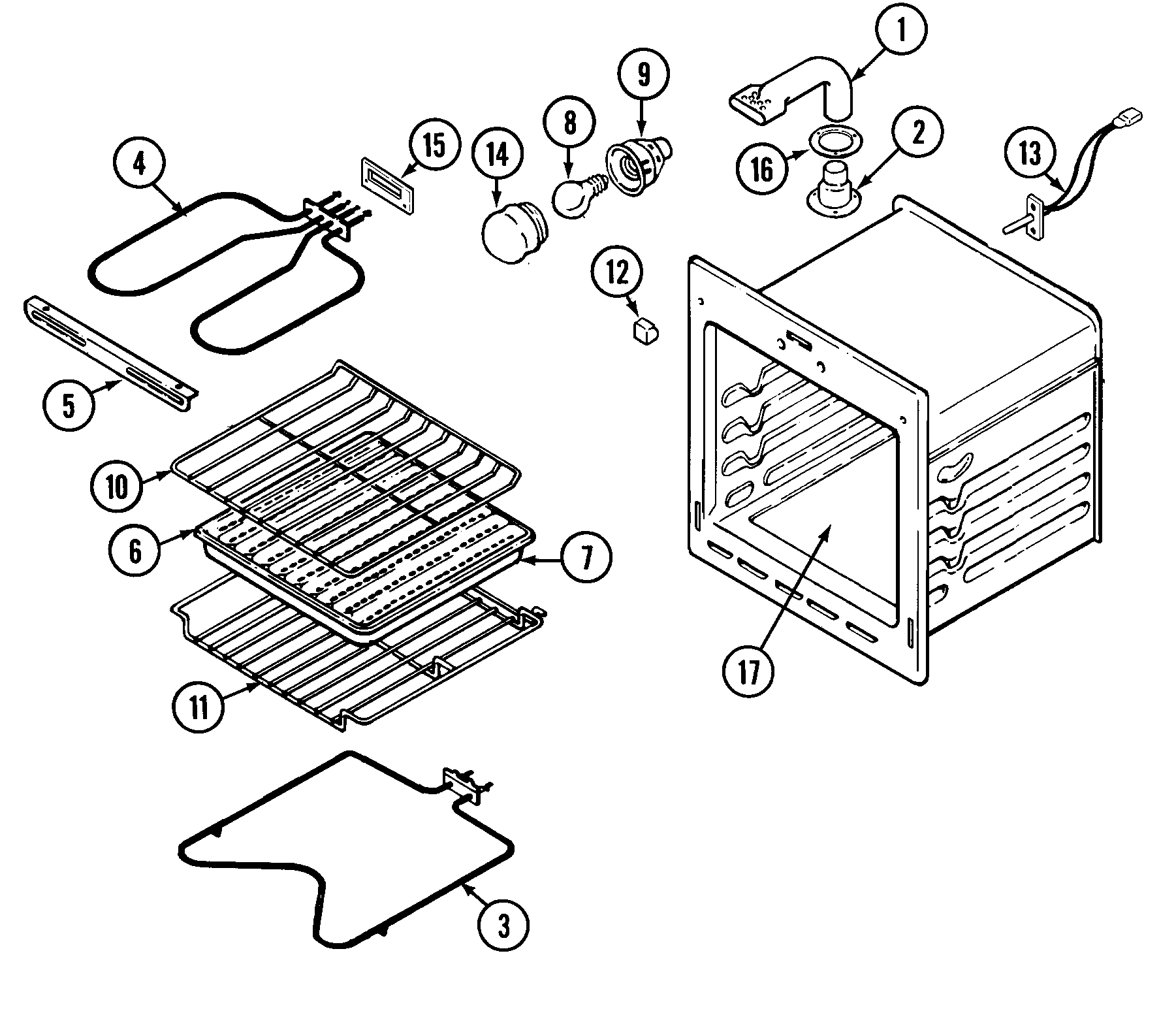 Maytag CWE4800ACB oven (cwe4800acb/ace) diagram