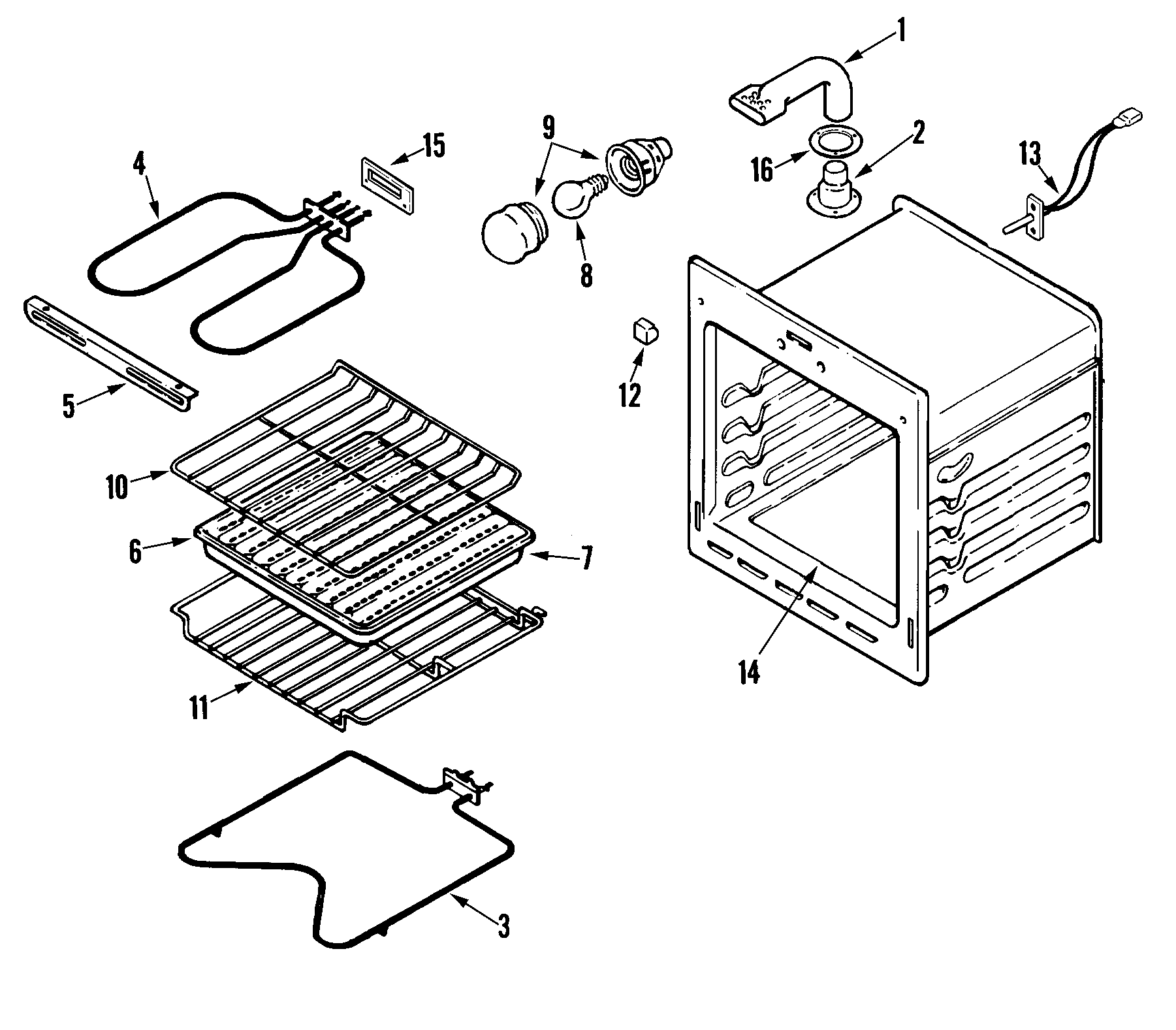 Maytag CWE4800ACS oven (cwe4800acs) diagram