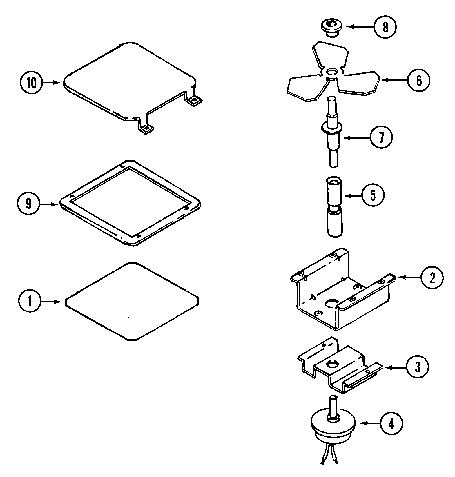 Maytag MER6750ACC stirrer assembly diagram