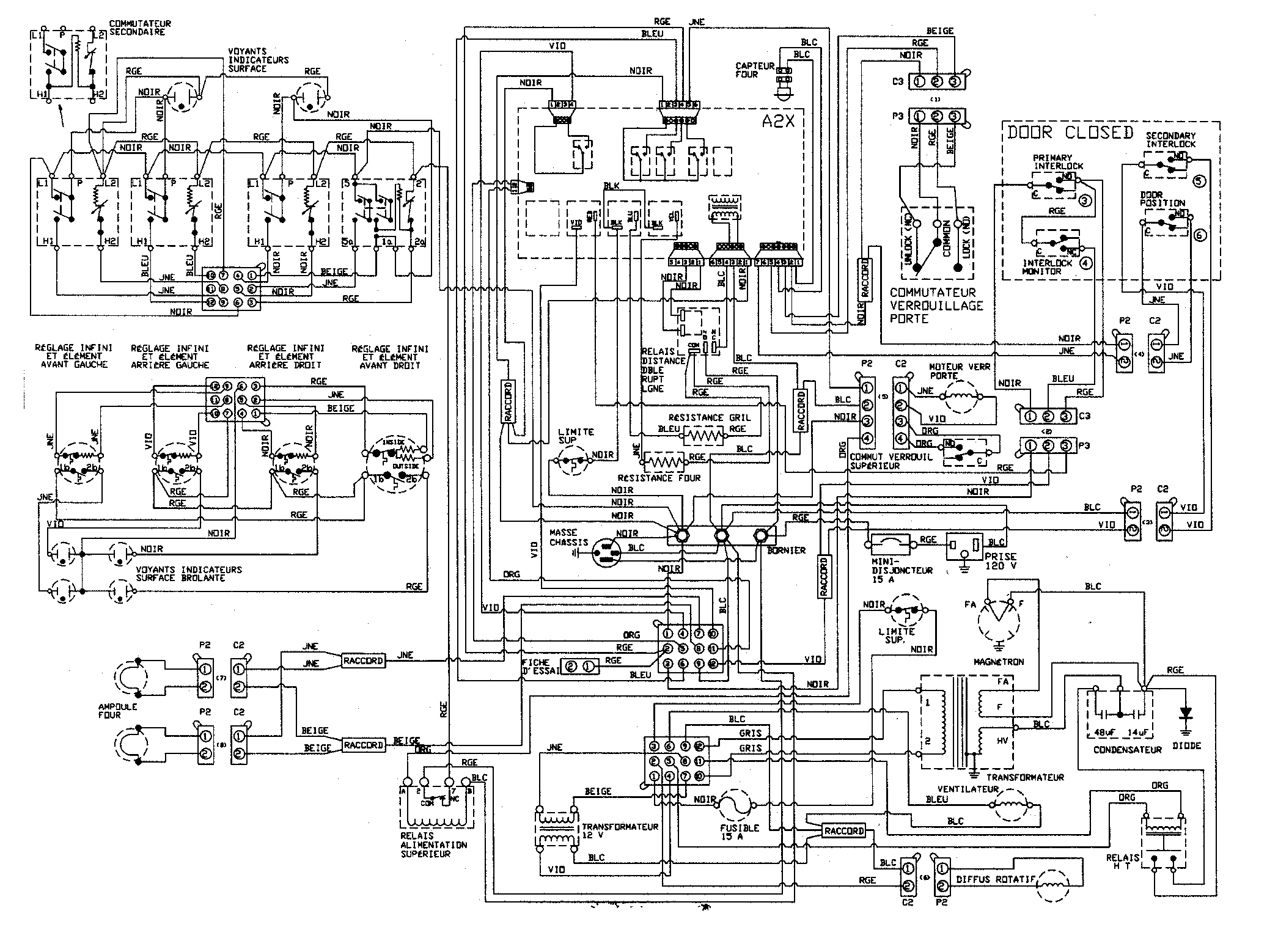 Maytag MER6750ACC wiring information diagram