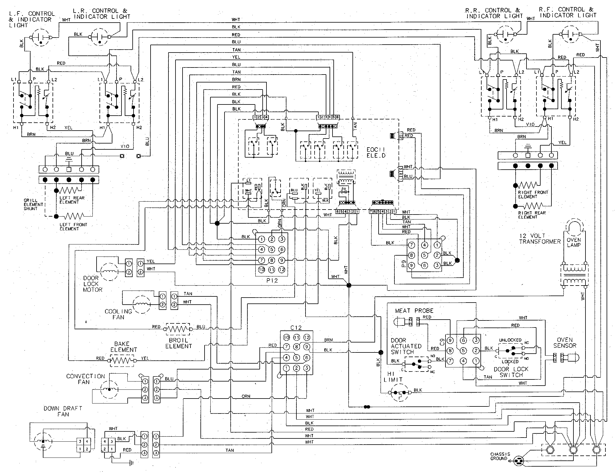 Jenn-Air JES9860ACS wiring information diagram