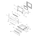 Amana AGR5725RDW door/drawer diagram