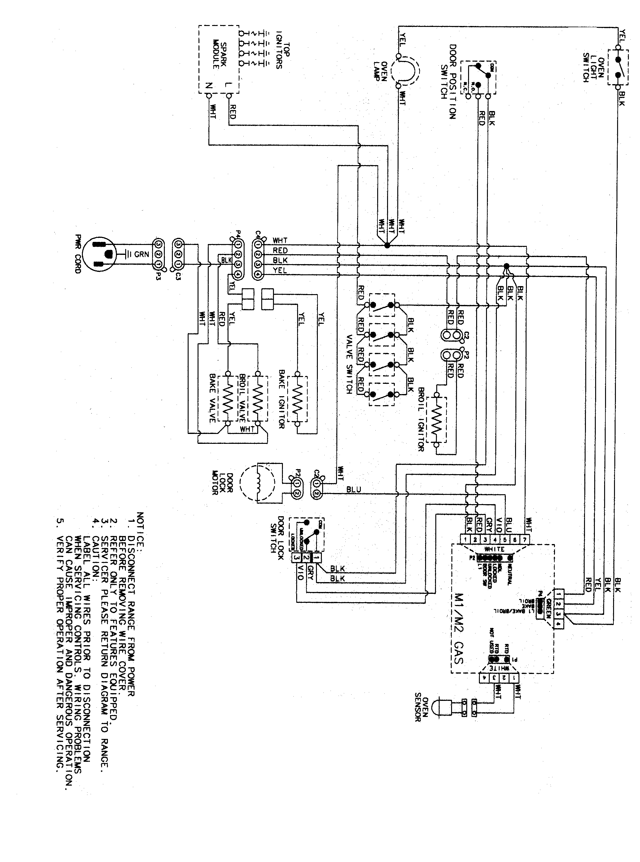 Amana AGR5725RDB wiring information diagram