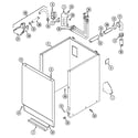 Maytag LAT8234AAM cabinet diagram