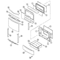 Jenn-Air JES8750AAW door/drawer diagram