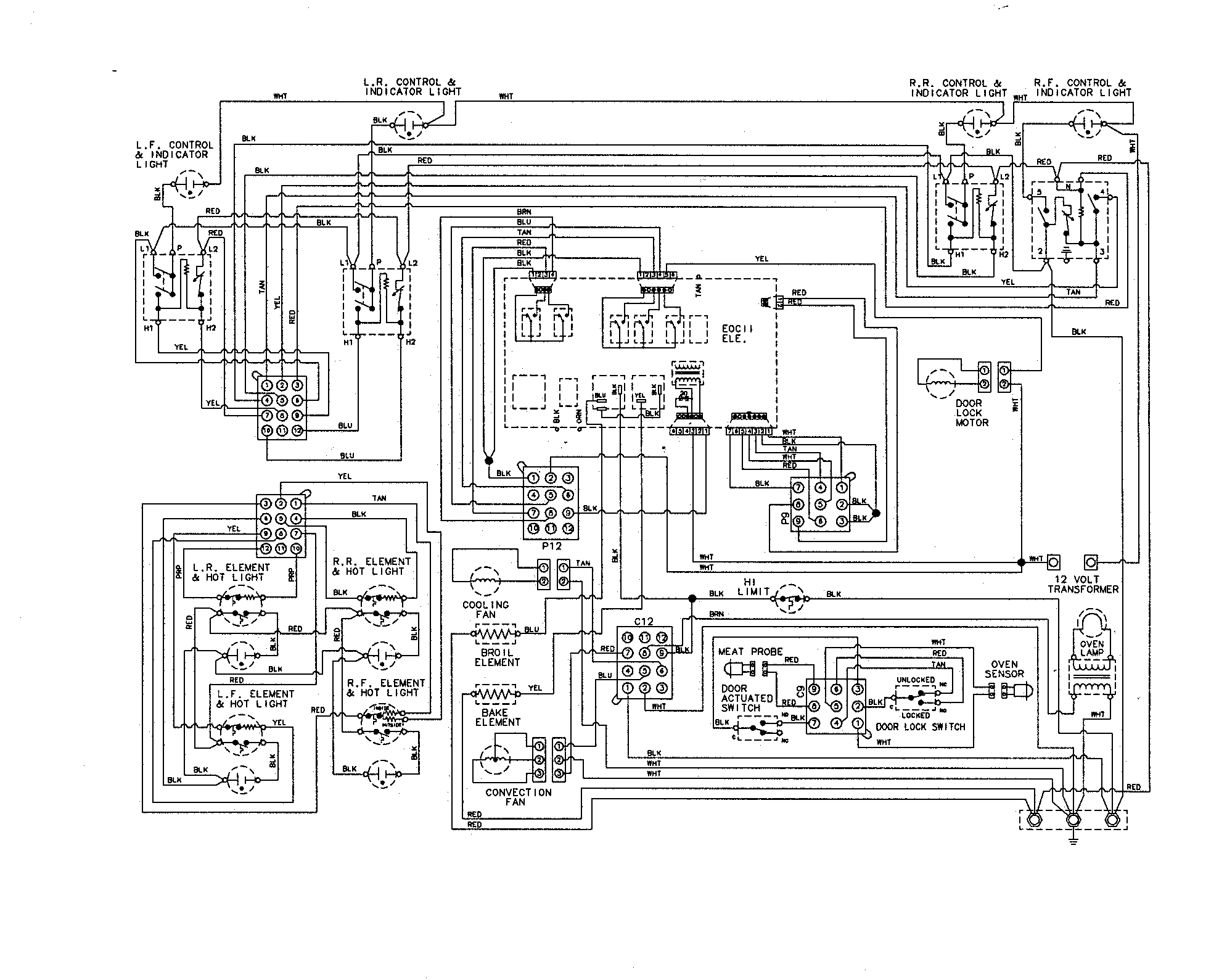 Jenn-Air JES8750AAB wiring information diagram