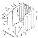 Maytag MAH3000AGW cabinet-front diagram