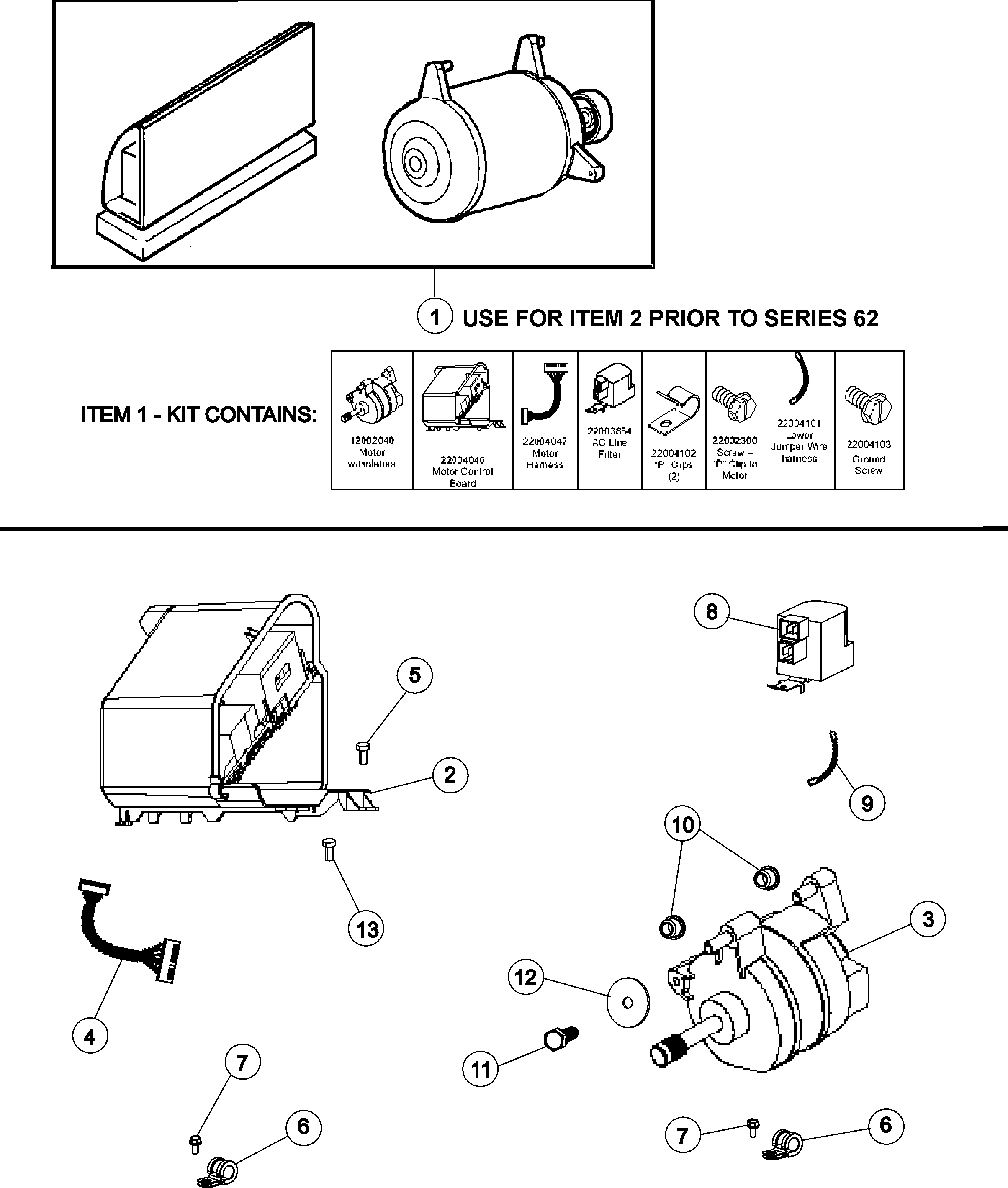Maytag MAH3000AKW motor & motor control diagram