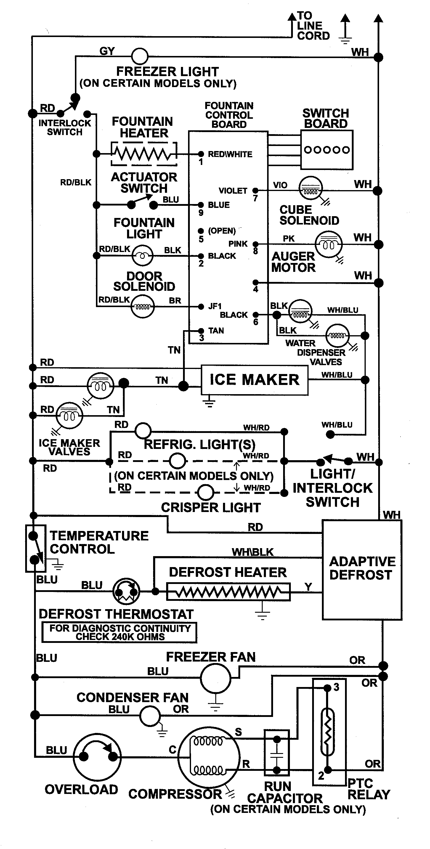 Jenn-Air JCD2389GEW wiring information diagram