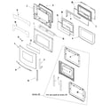 Jenn-Air JJW8530DDB door diagram